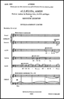 Kenneth Leighton: Alleluia, Amen (Festival Anthem)