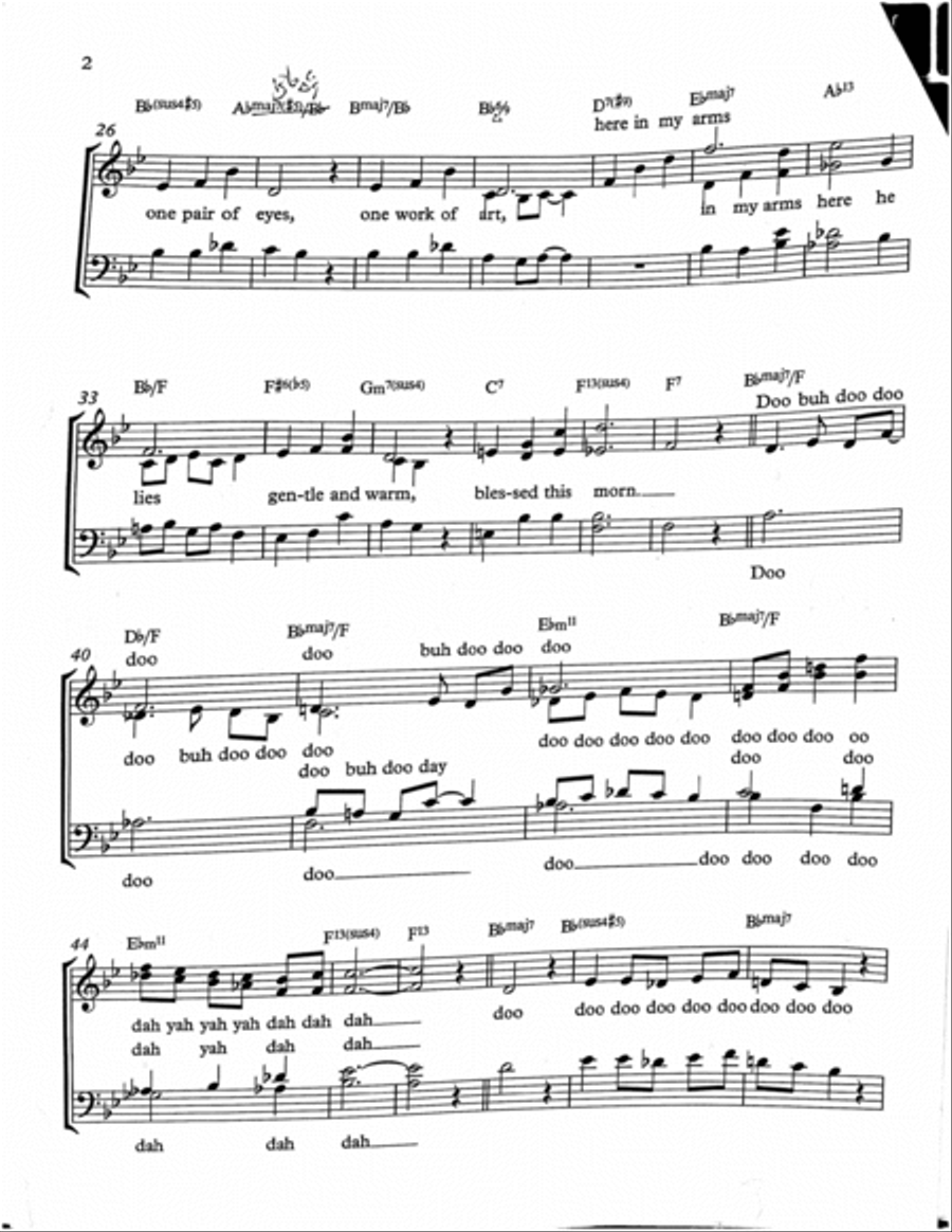 A Child Is Born A Child Is Born 4-Part scores gallery preview page 2