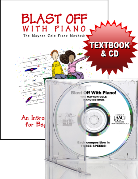 TEXTBOOK & CD: Blast Off With Piano (for ages 7 - 10) image number null