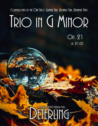 Book cover for Trio in G Minor, Op. 21