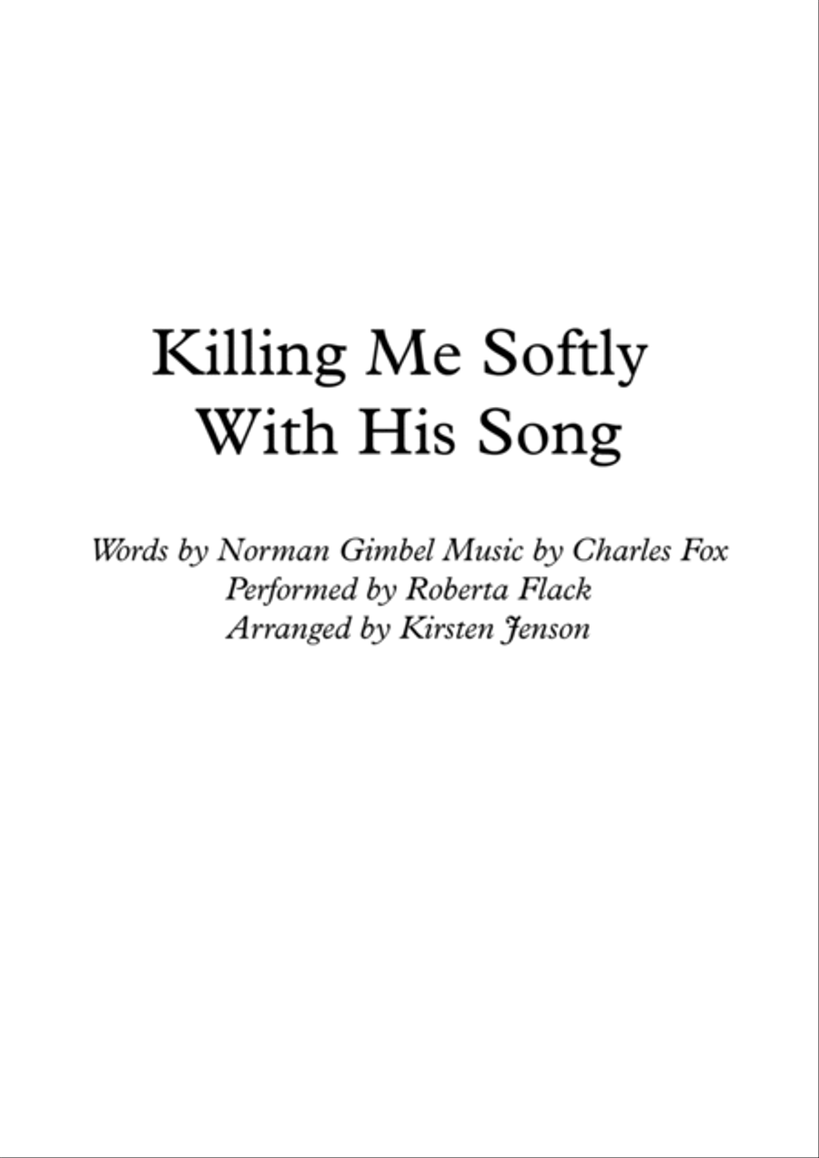 Killing Me Softly With His Song String Duet scores gallery preview page 2