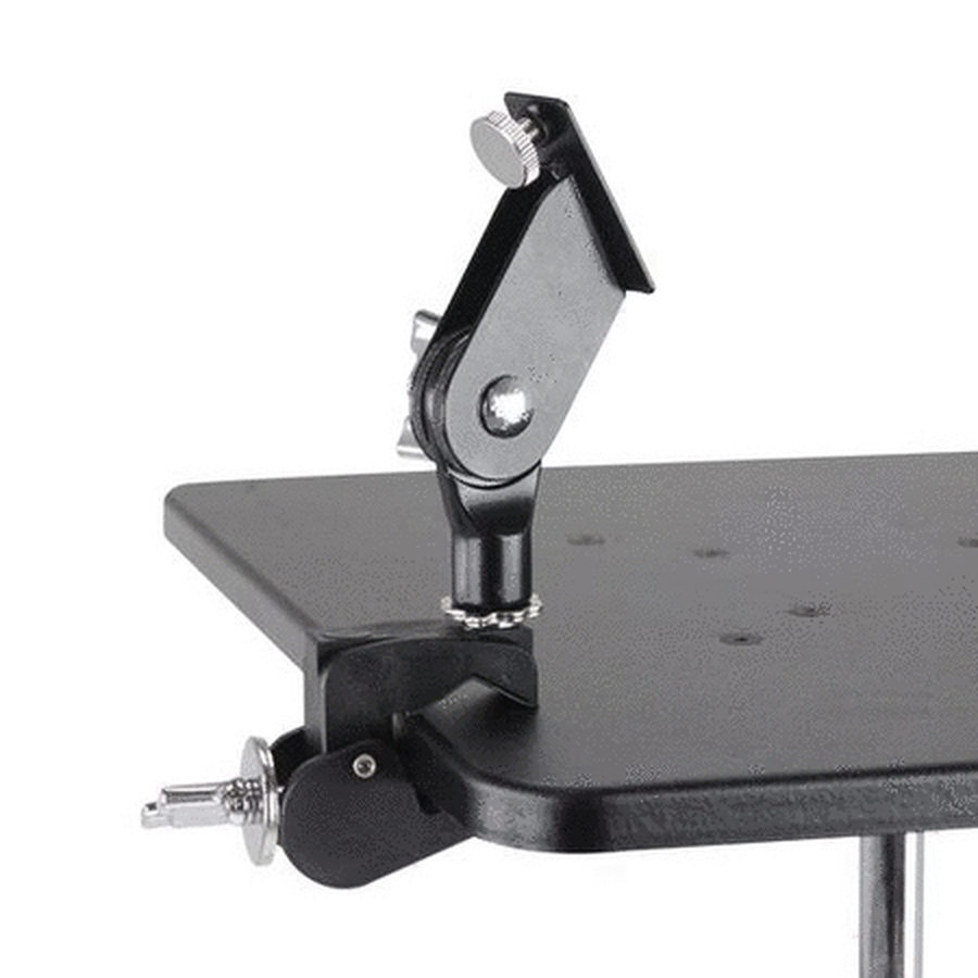 Mini Desk With Angle Mount And Dual Adjust C Clamp Table/Stand Mount