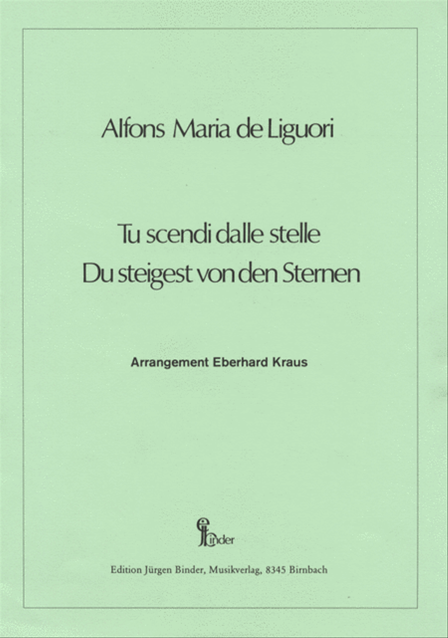 Tu scendi dalle stelle (Du steigest von den Sternen) - Score 2-Part scores gallery preview page 1