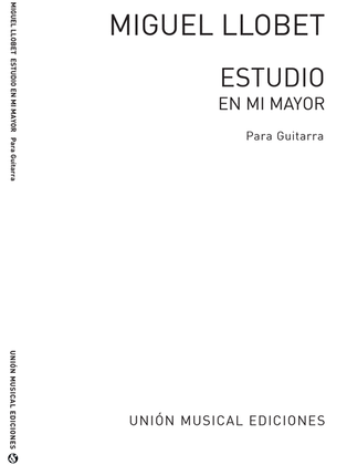 Book cover for Estudio En Mi Mayor E Major