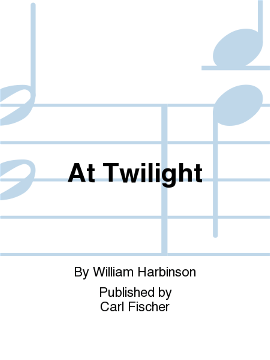 At Twilight Concert Band scores gallery preview page 1