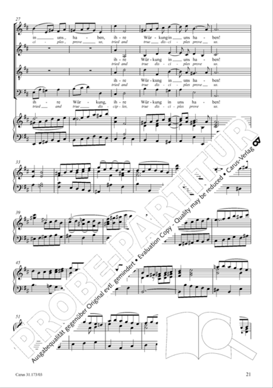 Exalted flesh and blood (Erhohtes Fleisch und Blut) 4-Part scores gallery preview page 22