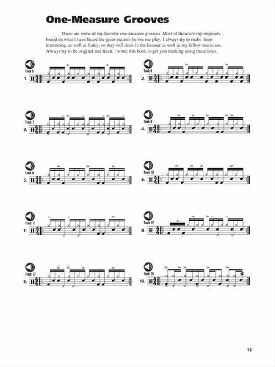Funk Drumming Drum Set scores gallery preview page 9