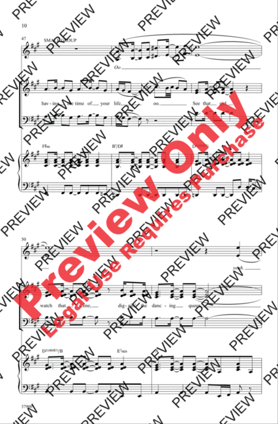 Dancing Queen 3-Part scores gallery preview page 21