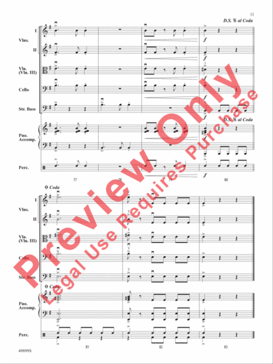 Kingsgate Castle String Orchestra scores gallery preview page 12