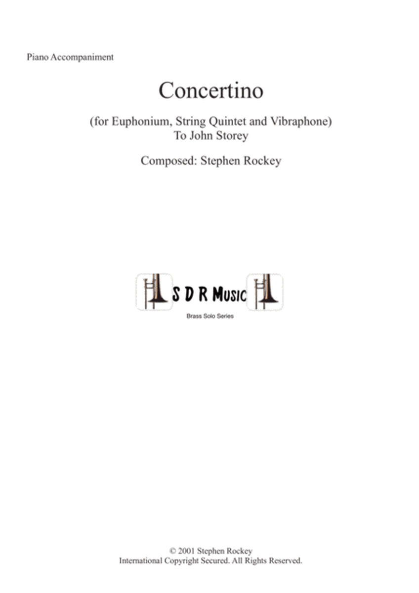 Concertino for Euphonium and String Quintet (Piano Reduction) image number null