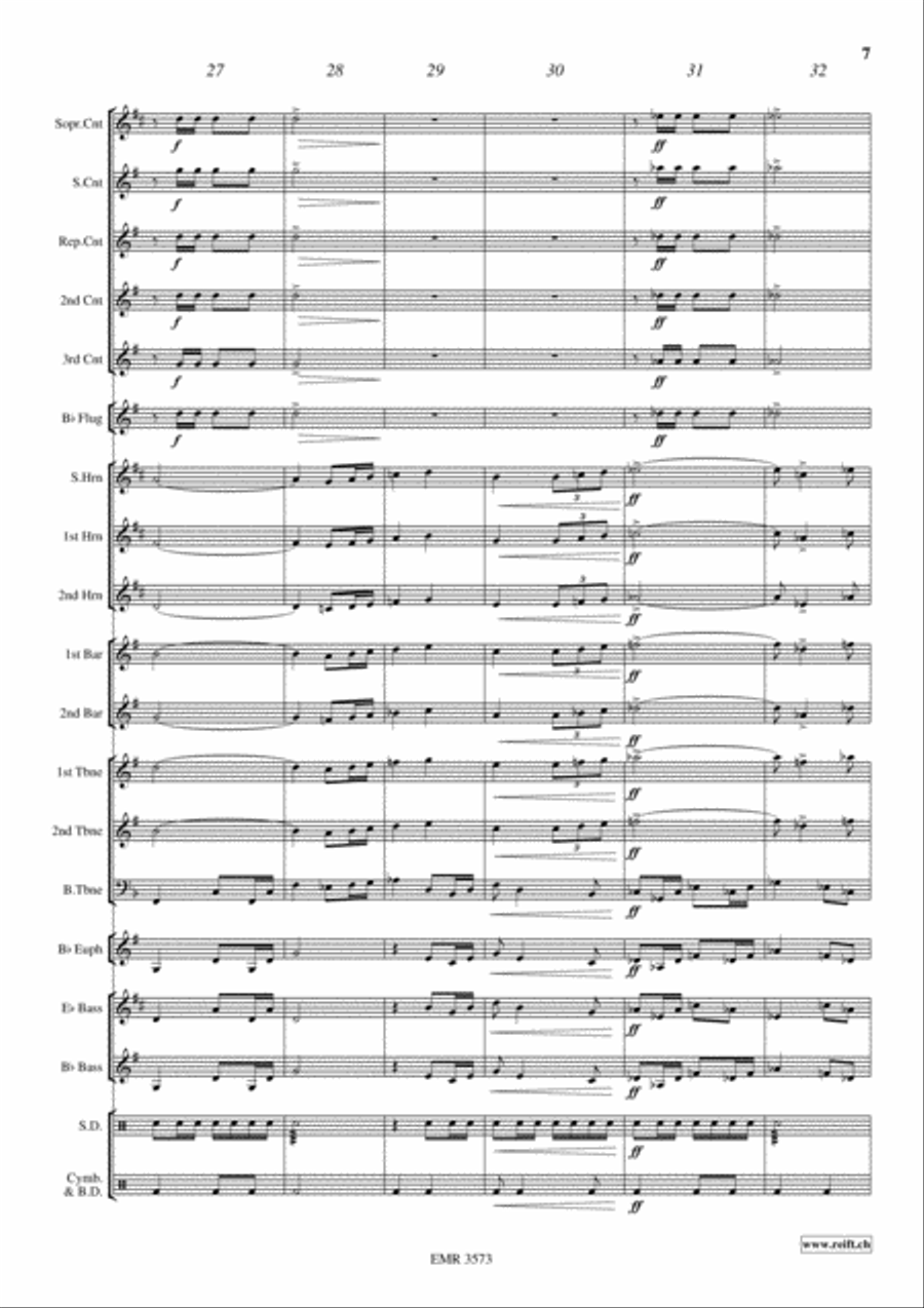 Walking with God Brass Band scores gallery preview page 8