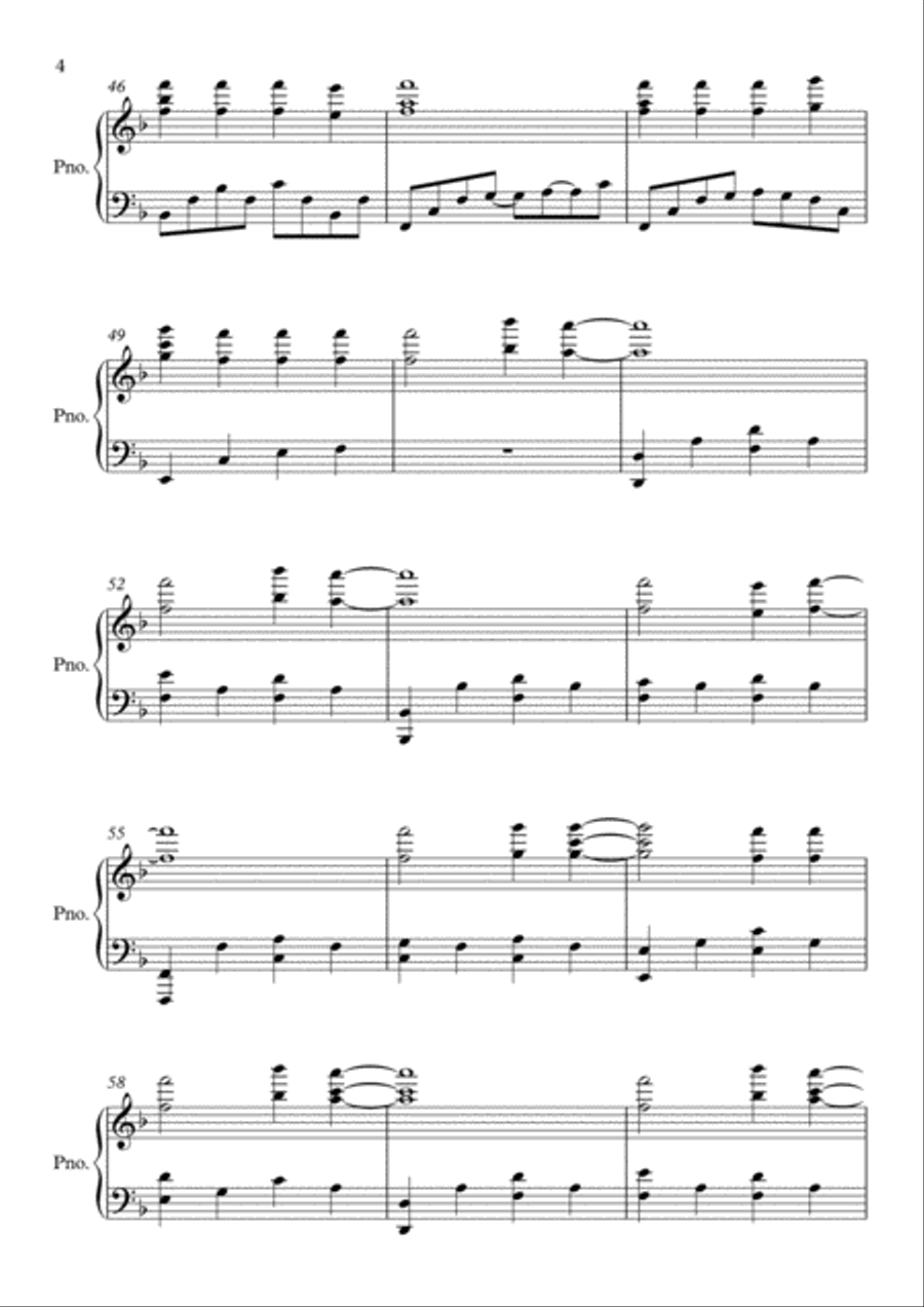 Bad Liar Bad Liar Piano Solo scores gallery preview page 4