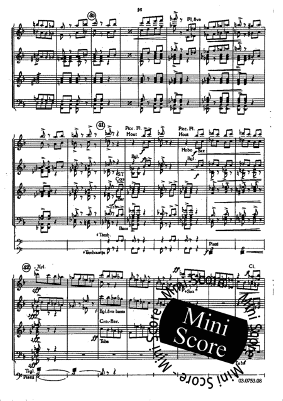 Colas Breugnon Colas Breugnon Concert Band scores gallery preview page 20