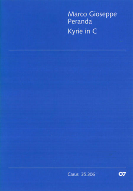 Kyrie in C (Kyrie in C major) (Kyrie en ut majeur)