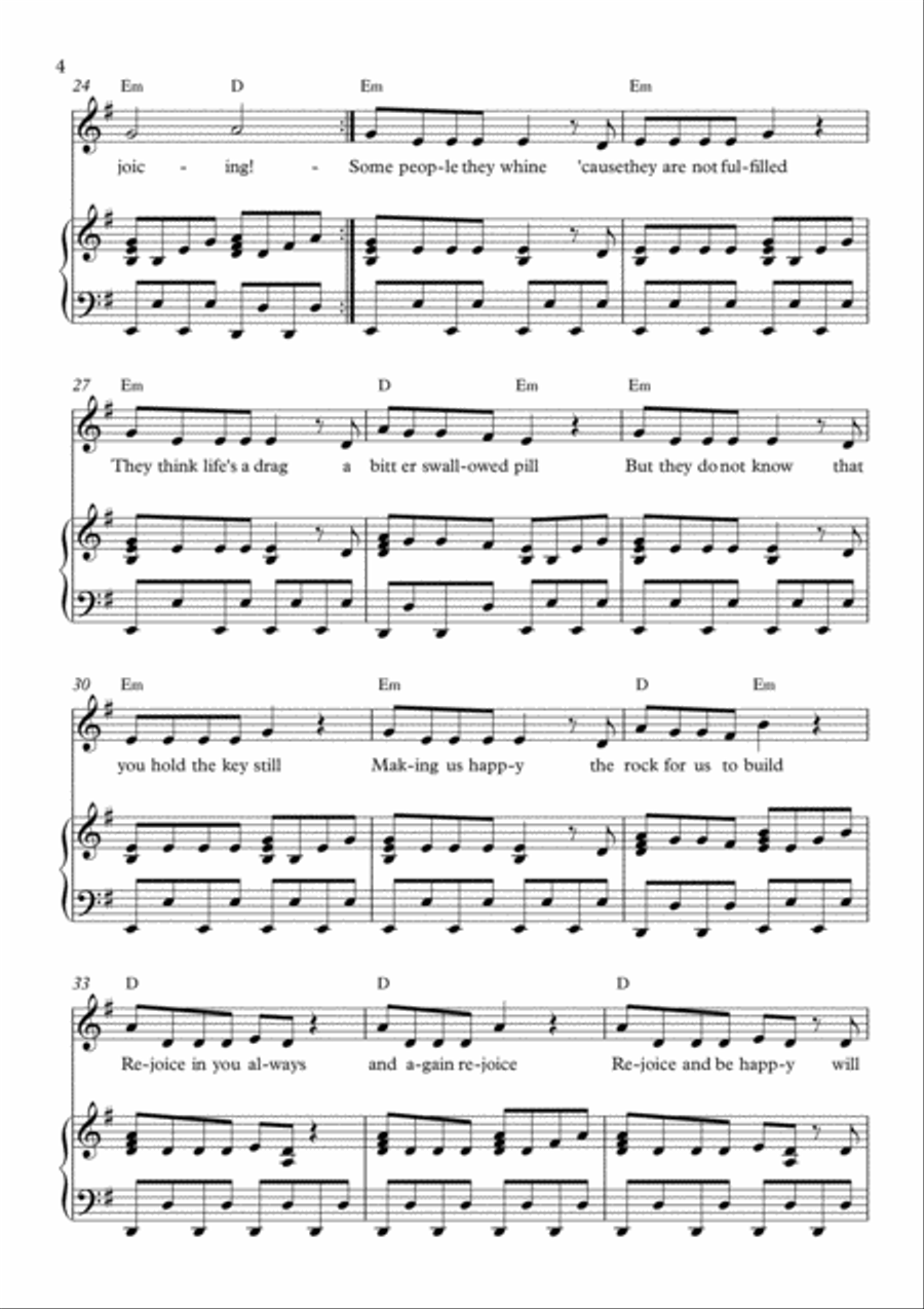 I Am So Happy Voice scores gallery preview page 4