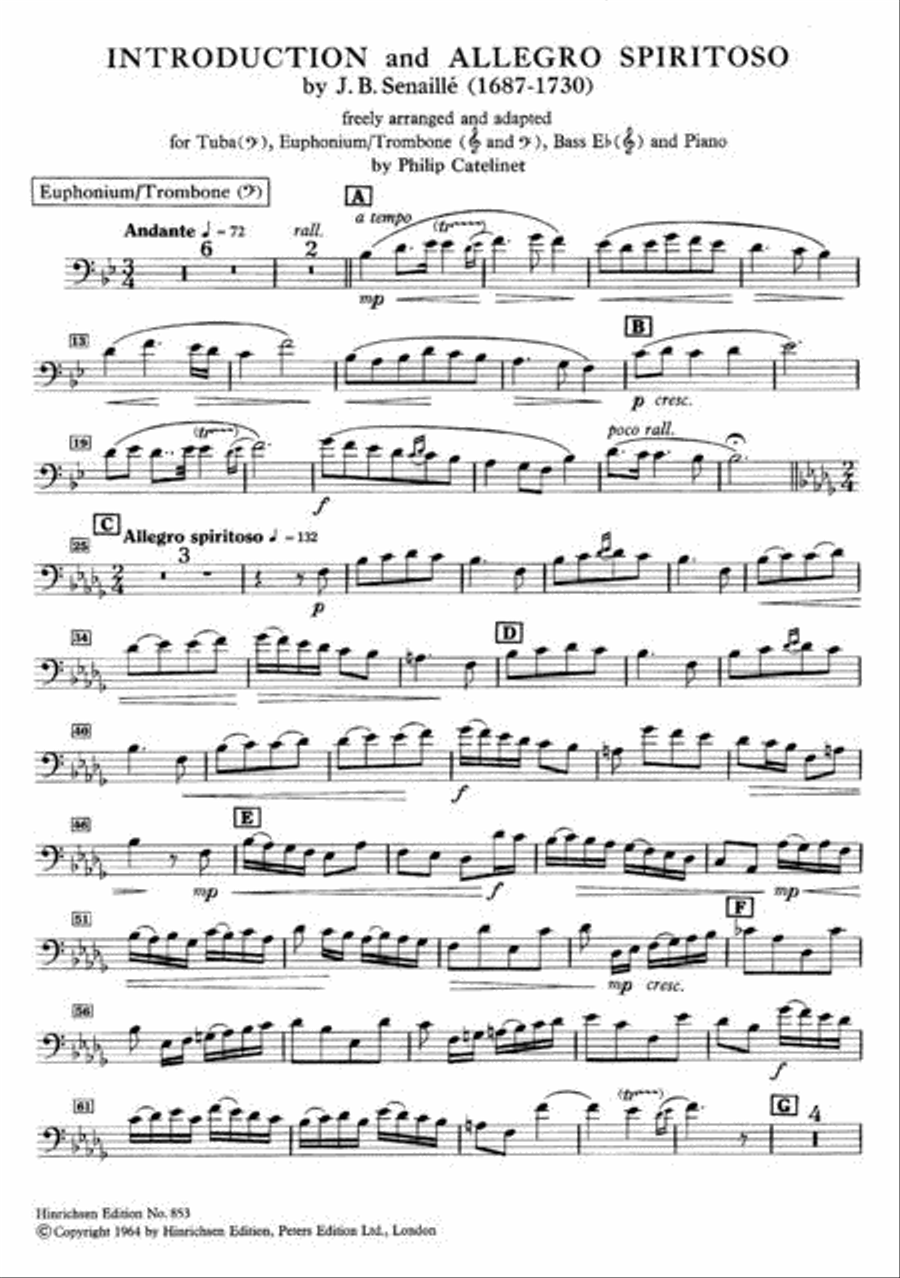 Introduction and Allegro Spiritoso Euphonium scores gallery preview page 6