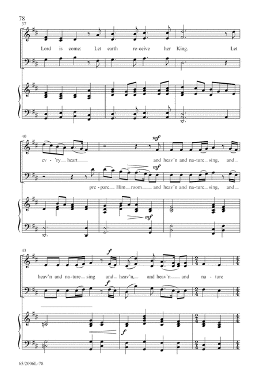 I Hear the Prophet Callin' 3-Part scores gallery preview page 79