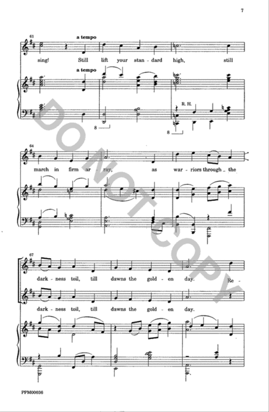 Rejoice Ye Pure in Heart Rejoice Ye Pure in Heart Unison Choir scores gallery preview page 8