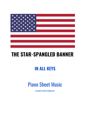 Book cover for The Star-Spangled Banner (in all keys!)