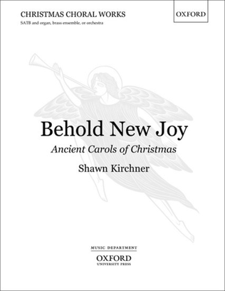 Book cover for Behold New Joy: Ancient Carols of Christmas