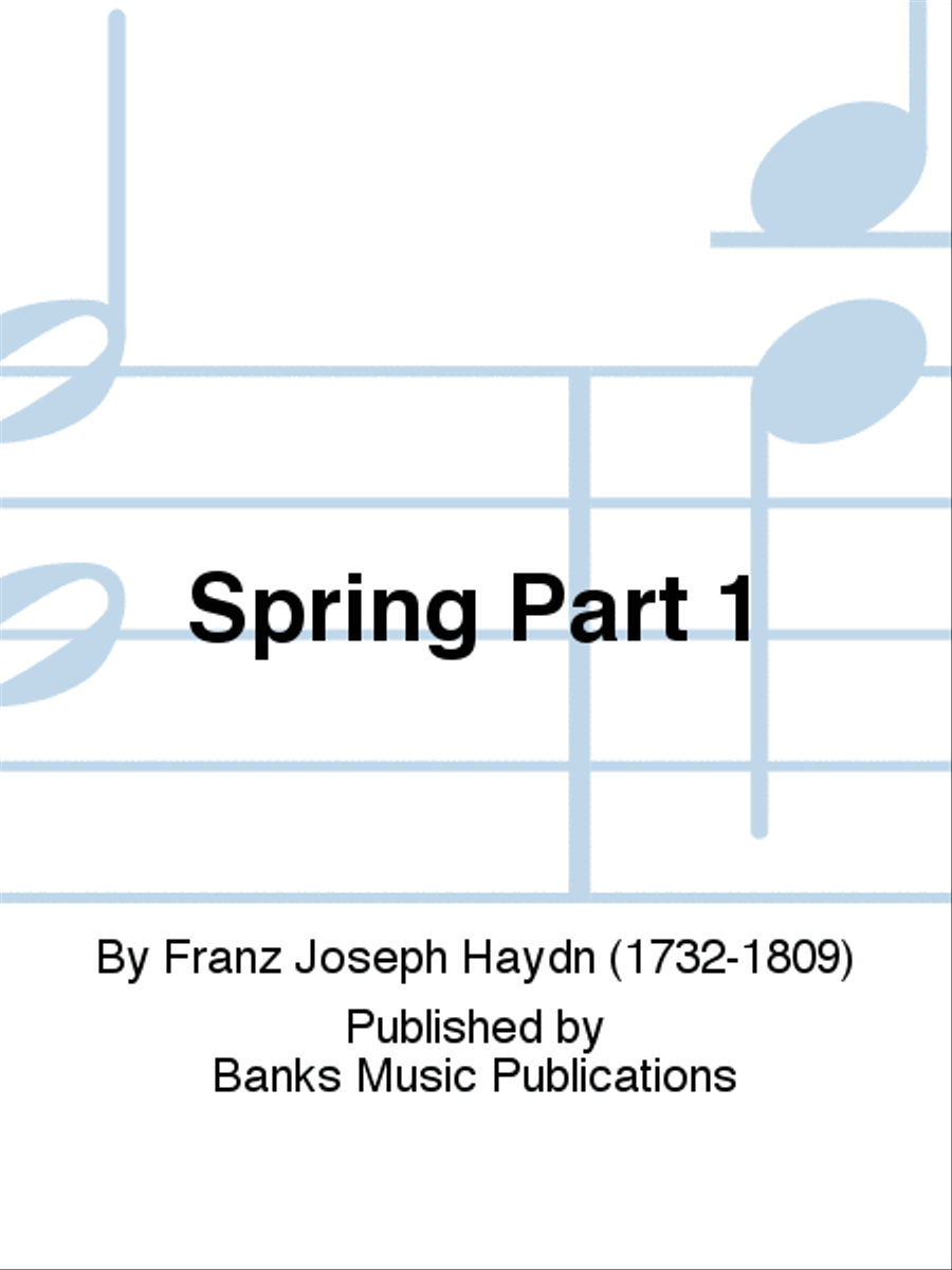 Spring Part 1 Spring Part 1 SSAA scores gallery preview page 1