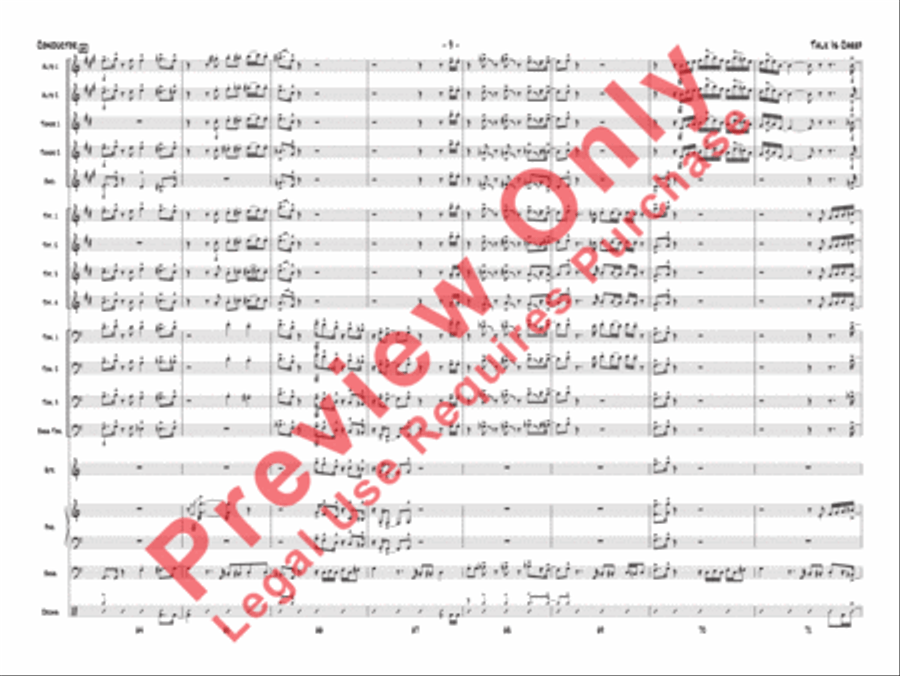 Talk Is Cheep Jazz Ensemble scores gallery preview page 12