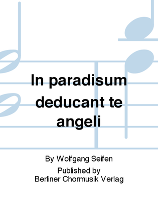 Book cover for In paradisum deducant te angeli