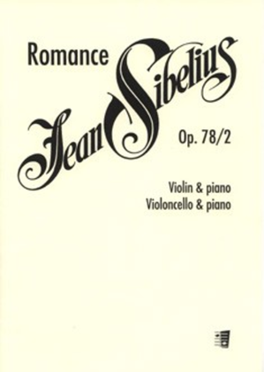 Book cover for Romance Op. 78 / 2 F