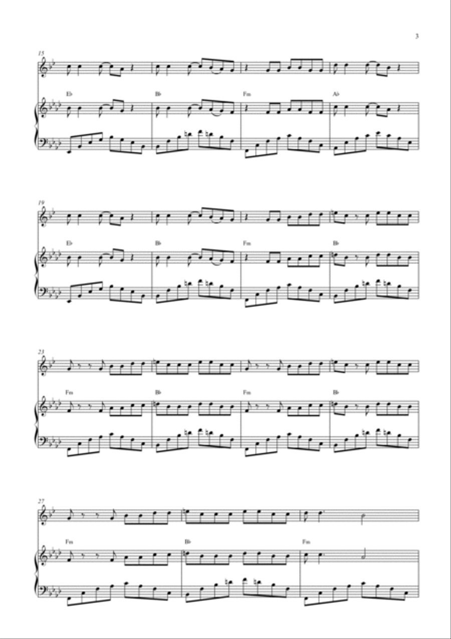Mad World Mad World Woodwind Duet scores gallery preview page 3
