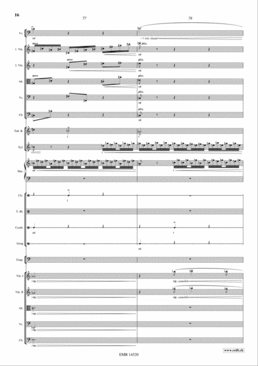 Concerto Mystique Percussion Ensemble scores gallery preview page 16