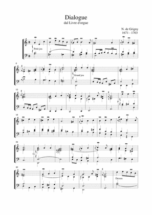 DIALOGUE - N. de Grigny - from Livre d'orgue