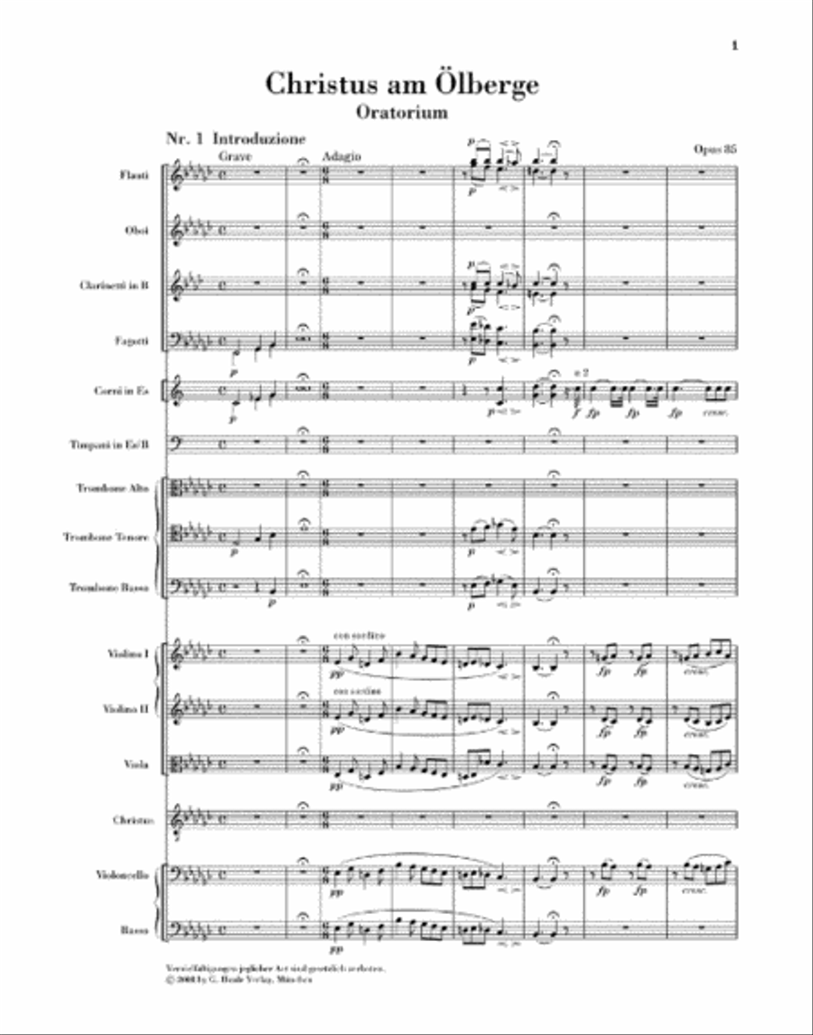 Christus am Ölberge Op. 85 Choir scores gallery preview page 2