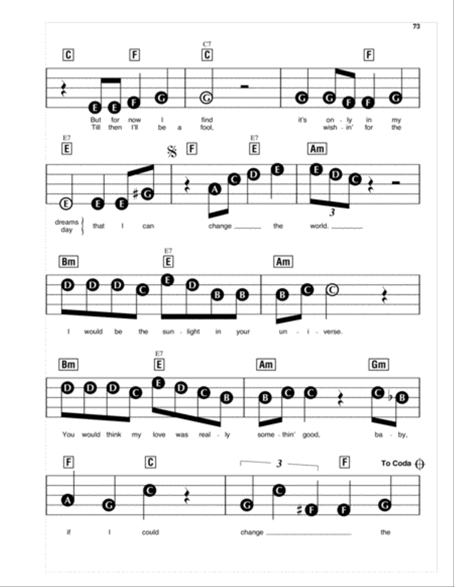 Change The World Electronic Keyboard scores gallery preview page 2