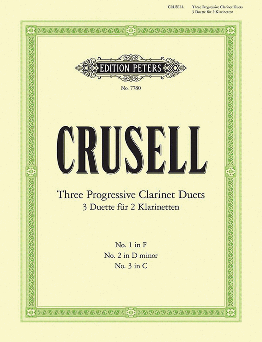 3 Progressive Duets for 2 Clarinets Clarinet Duet scores gallery preview page 1