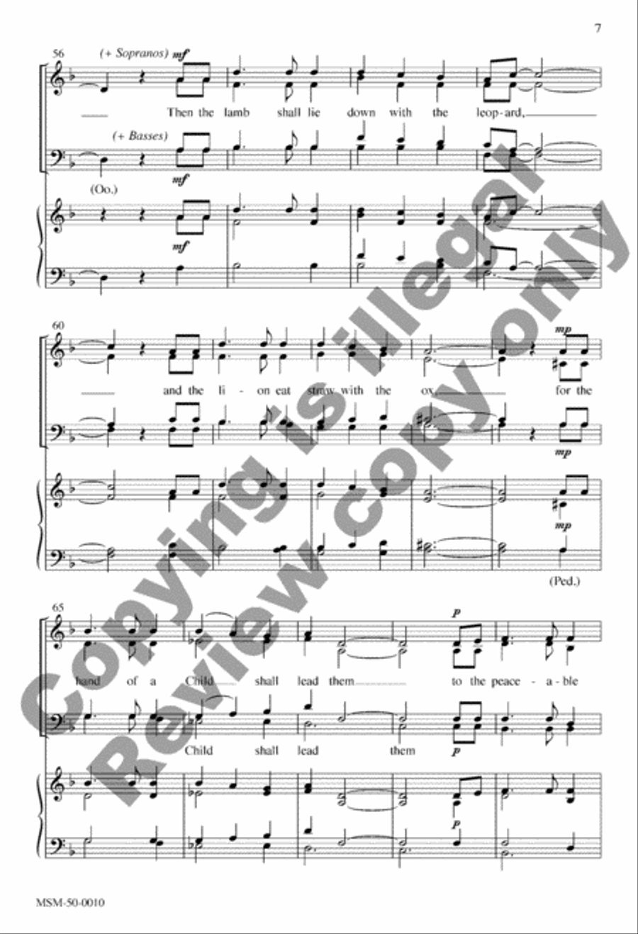 A Shoot Shall Come Forth 4-Part scores gallery preview page 6