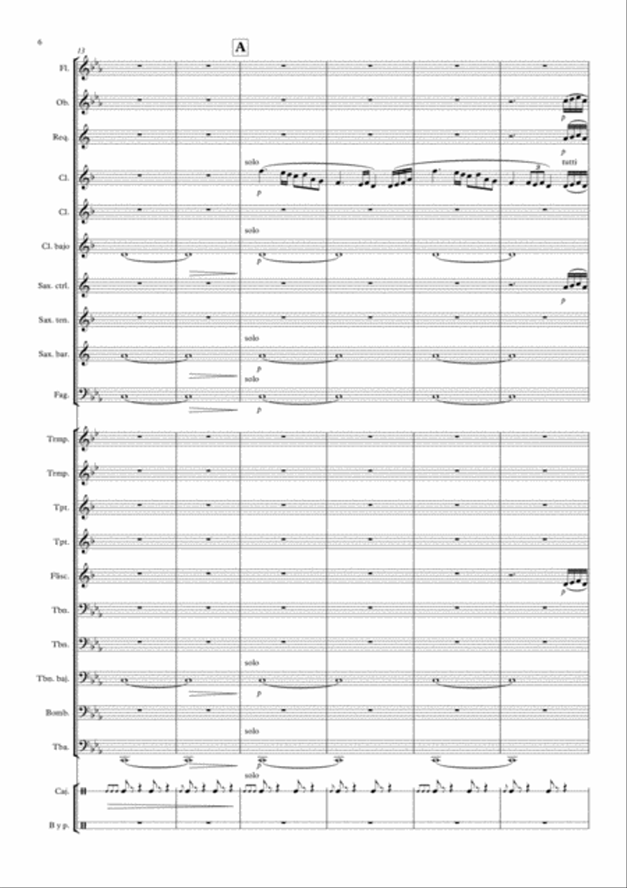 Hic sum Marching Band scores gallery preview page 6