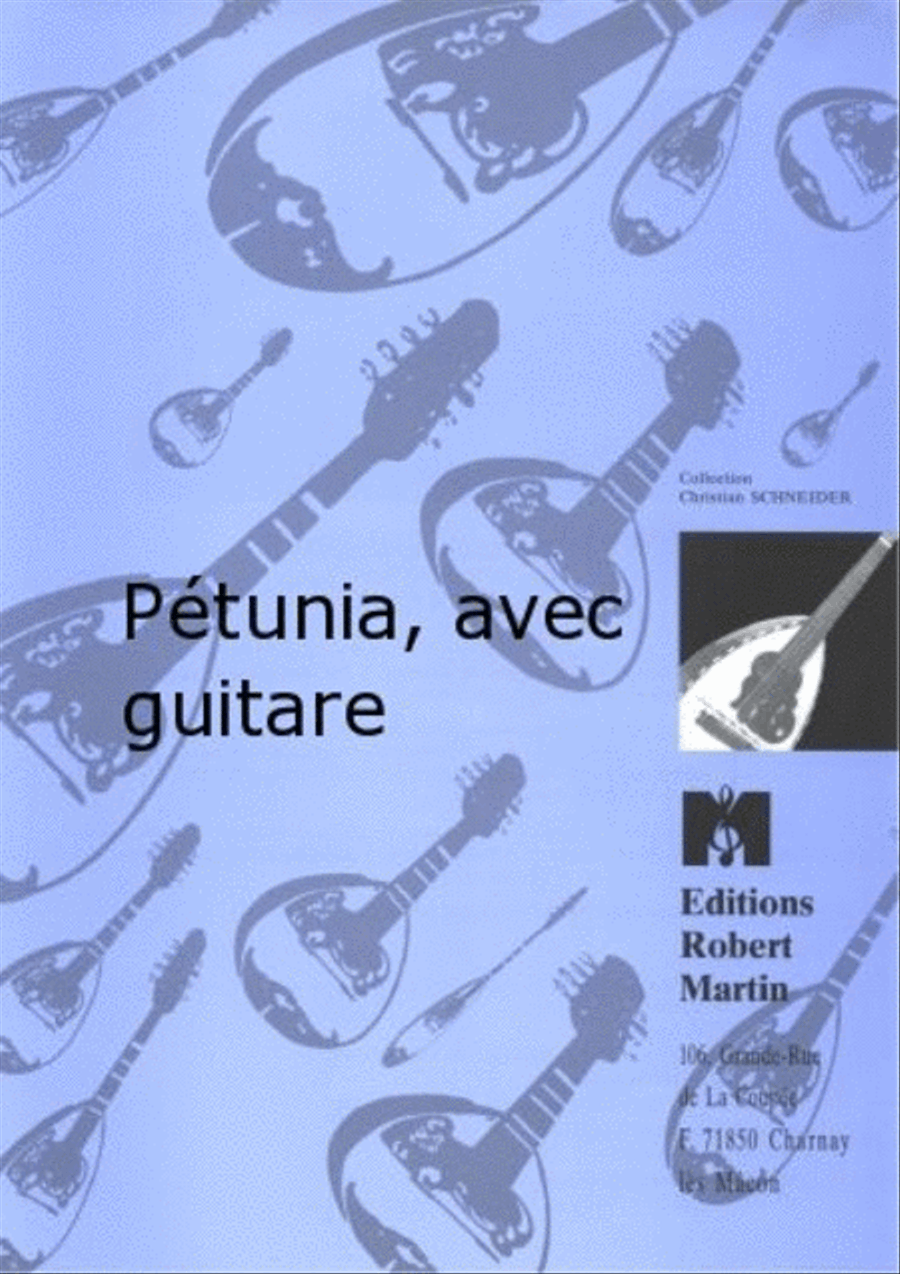 Pétunia, avec guitare Pétunia, avec guitare Mandolin scores gallery preview page 1