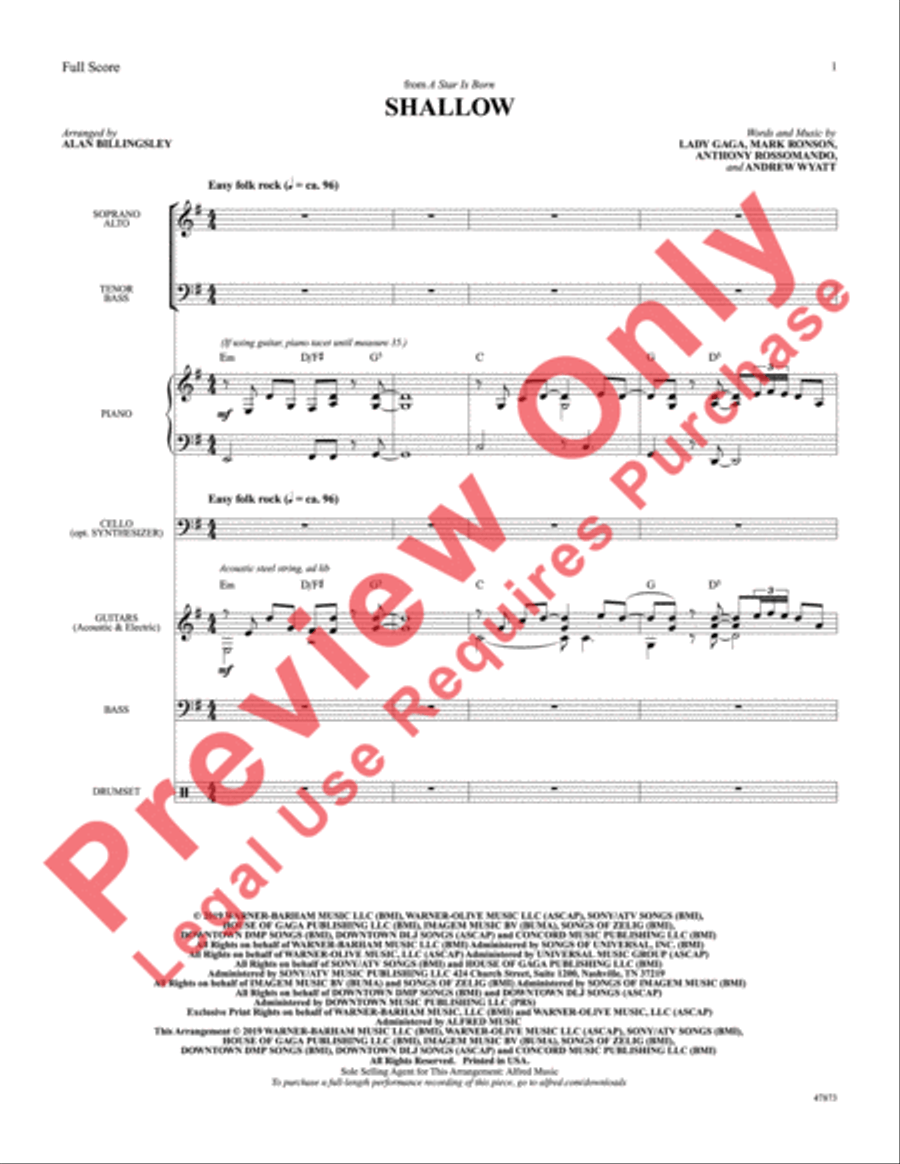 Shallow Choir scores gallery preview page 2
