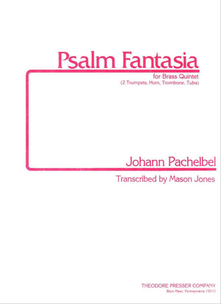 Psalm Fantasia Psalm Fantasia Chamber Music scores gallery preview page 1
