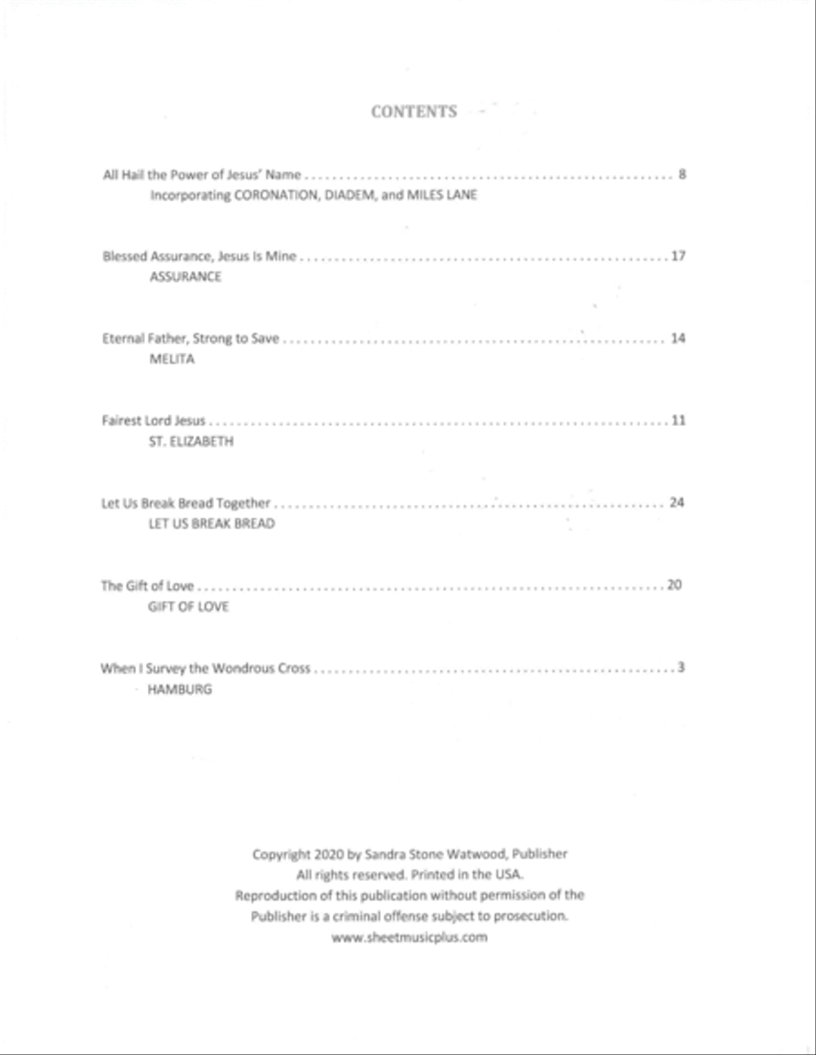 Sacred Remix Organ Solo scores gallery preview page 2