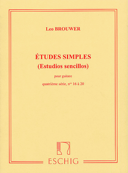 Etudes Simples (Estudios Sencillos) Serie 4