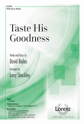 Book cover for Taste His Goodness