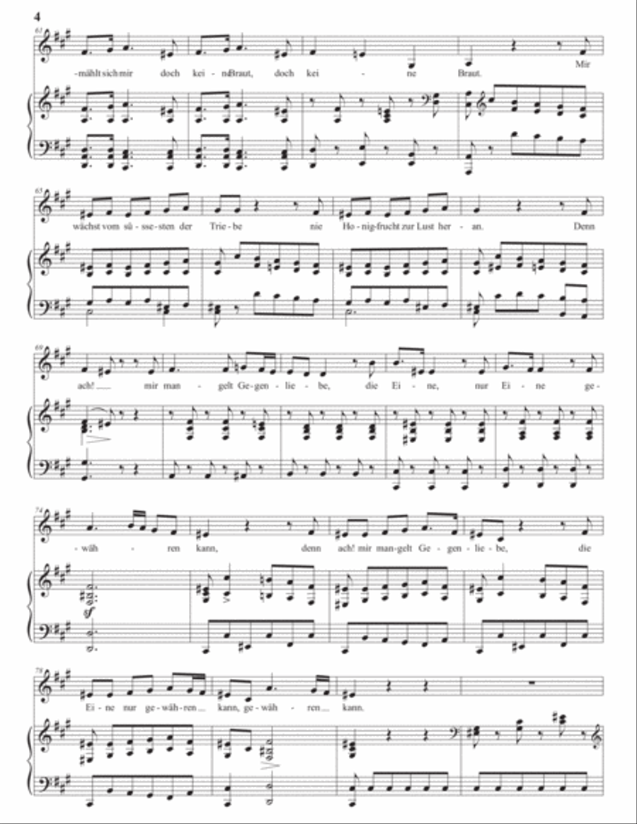 BEETHOVEN: Seufzer eines Ungeliebten und Gegenliebe, WoO 118 (transposed down a tritone) Voice scores gallery preview page 5