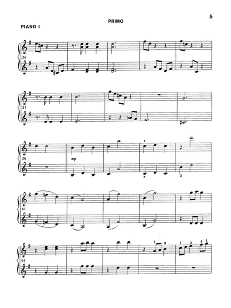 Bella Waltz - Piano Quartet (2 Pianos, 8 Hands)