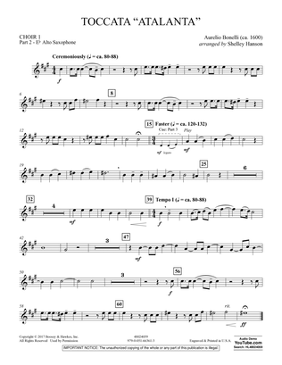 Toccata ("Atalanta") - Choir 1-Pt 2-Alto Saxophone