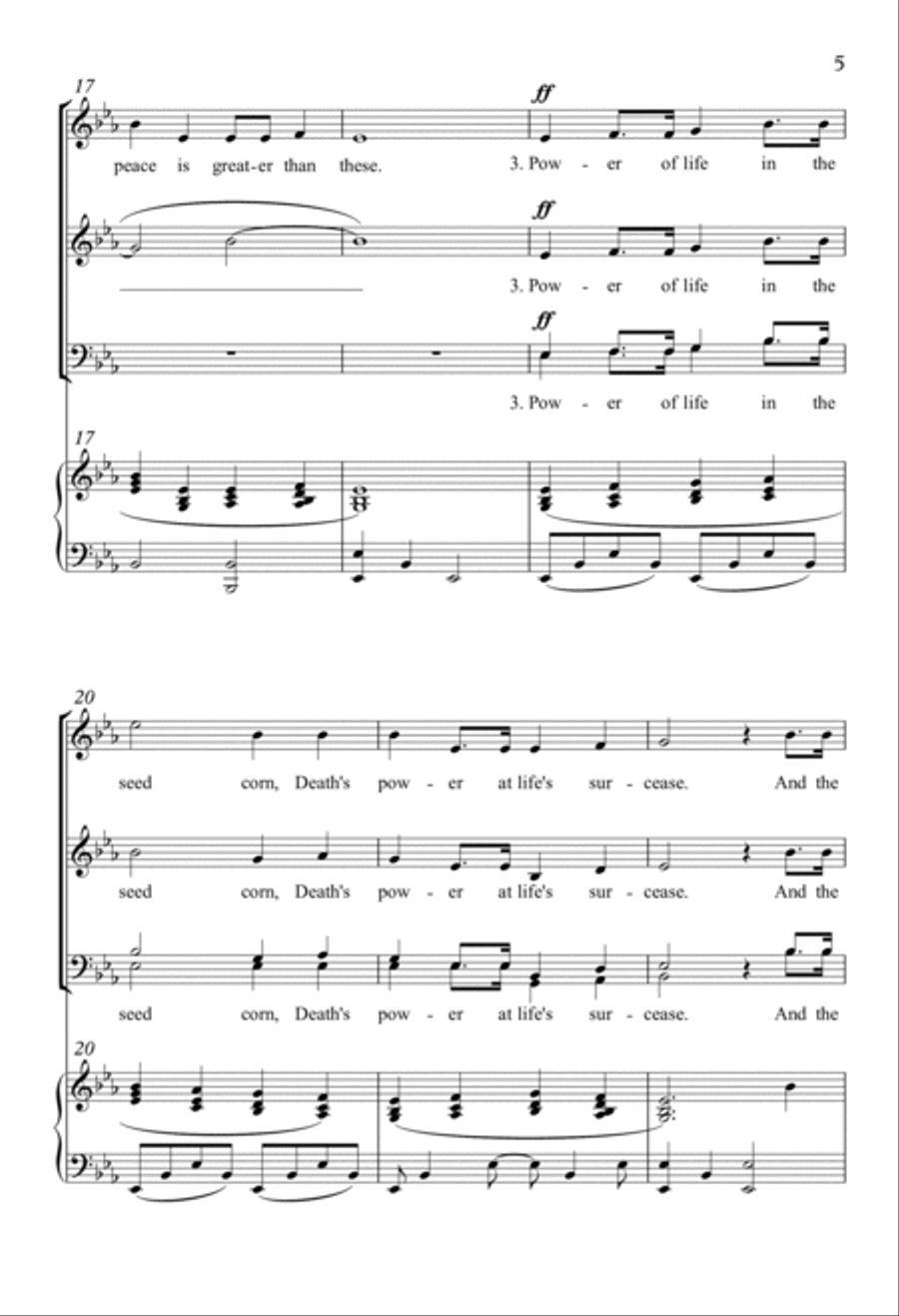 Christmas Lullaby 4-Part scores gallery preview page 3