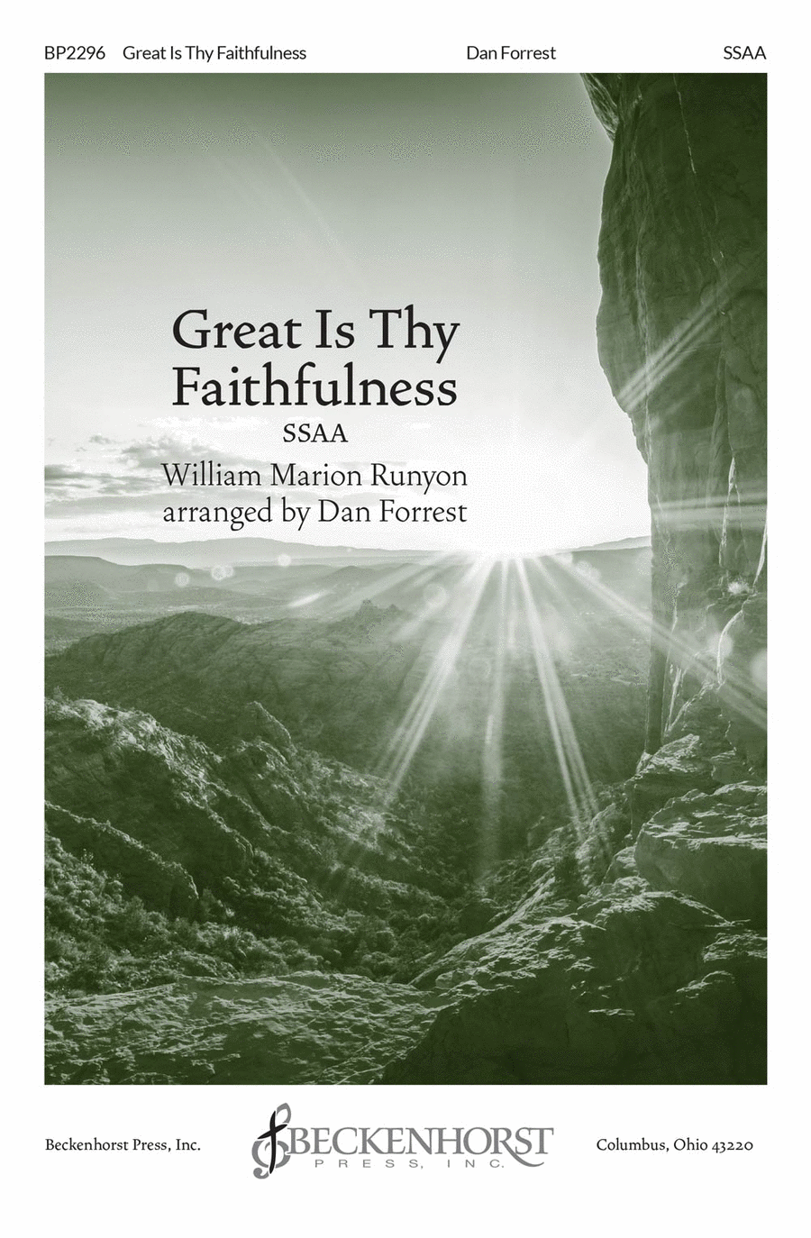 Great Is Thy Faithfulness - Forrest - SSAA SSAA scores gallery preview page 1