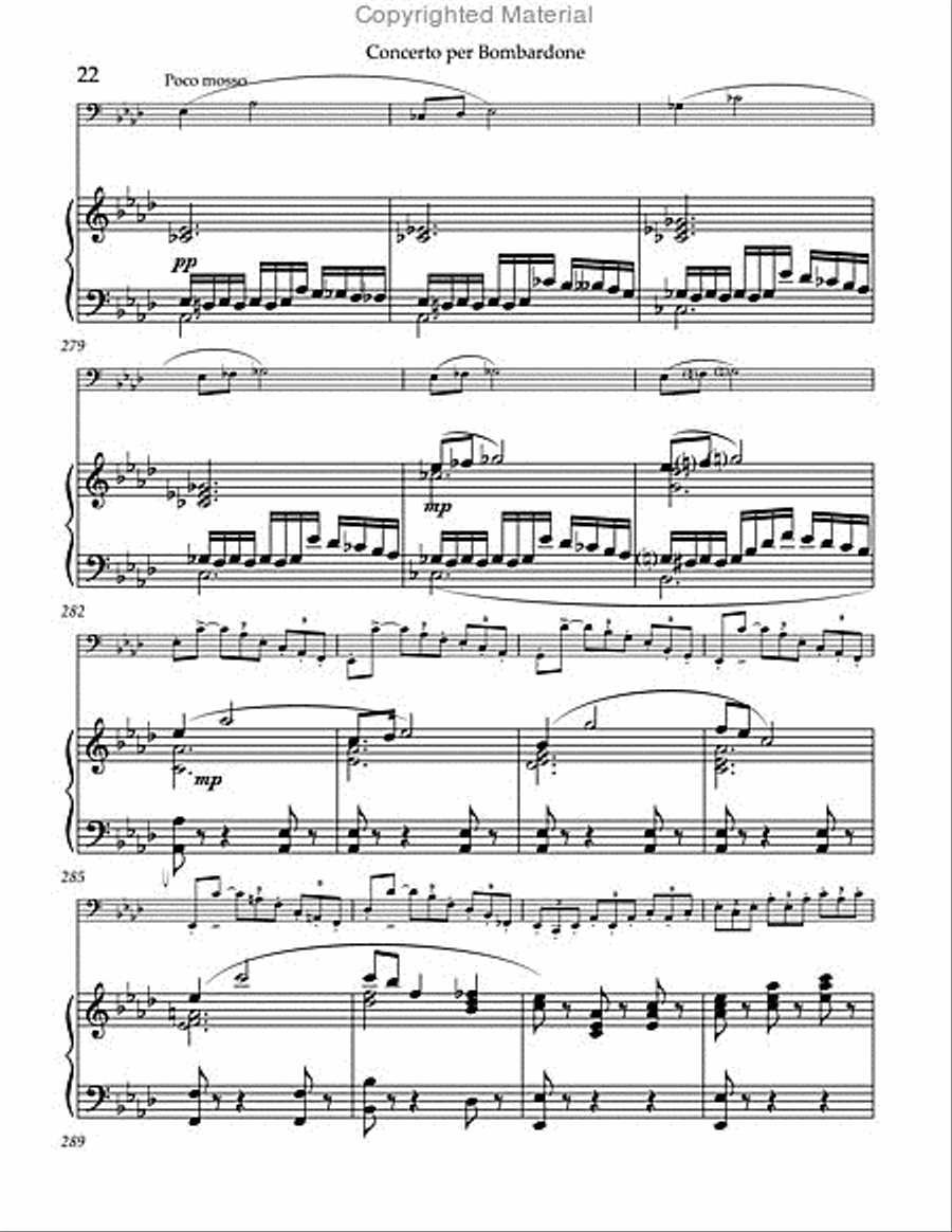 Concerto per Bombardone Concerto per Bombardone Tuba scores gallery preview page 7
