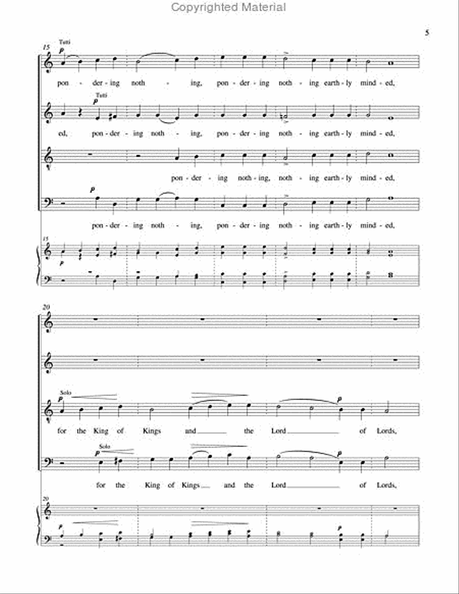 Let All Mortal Flesh Keep Silent 4-Part scores gallery preview page 4