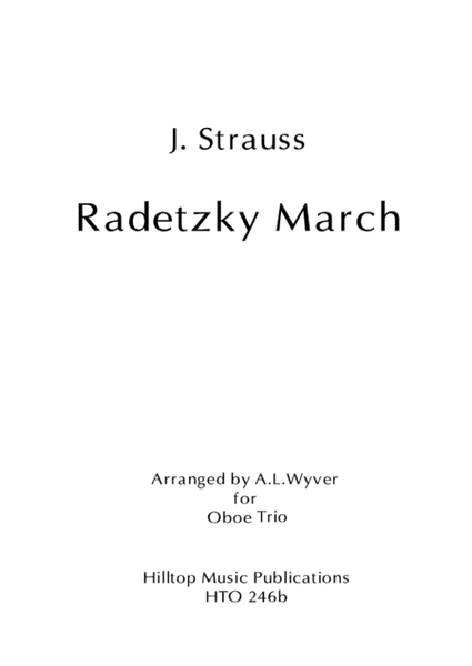 Radetsky March arr. three oboes image number null